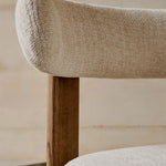 Beige / Ash Wood Walnut Finish