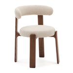 Beige / Ash Wood Walnut Finish