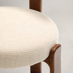 Beige / Ash Wood Walnut Finish