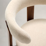 Beige / Ash Wood Walnut Finish