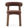 Granite Dining Chair - Brown / Ash Stained Walnut