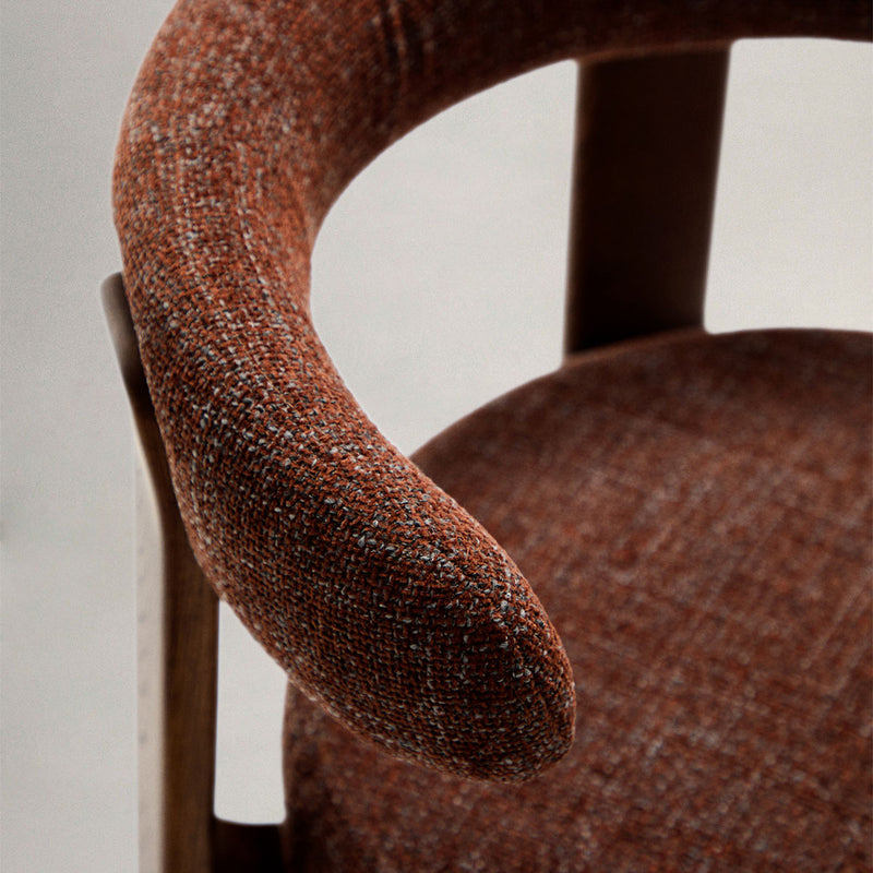 Brown / Ash Wood Walnut Finish