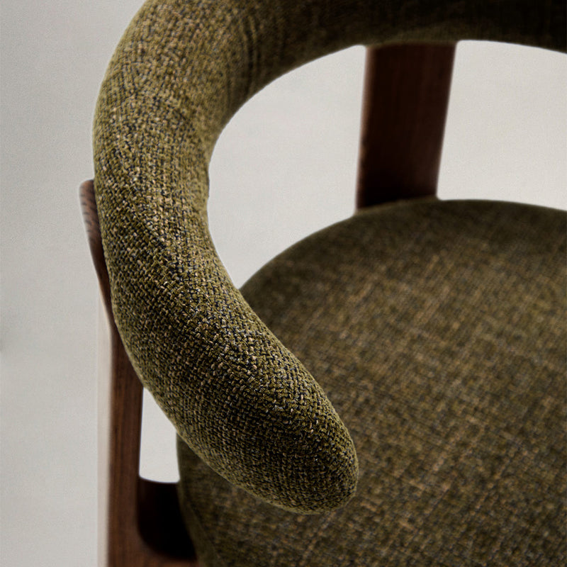 Green / Ash Stained Walnut