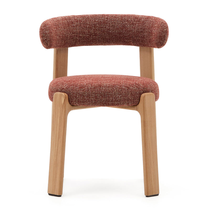 Terracotta / Ash Wood Natural Finish