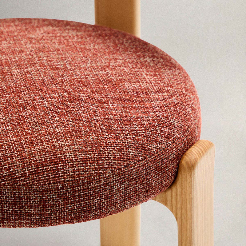 Terracotta / Ash Wood Natural Finish