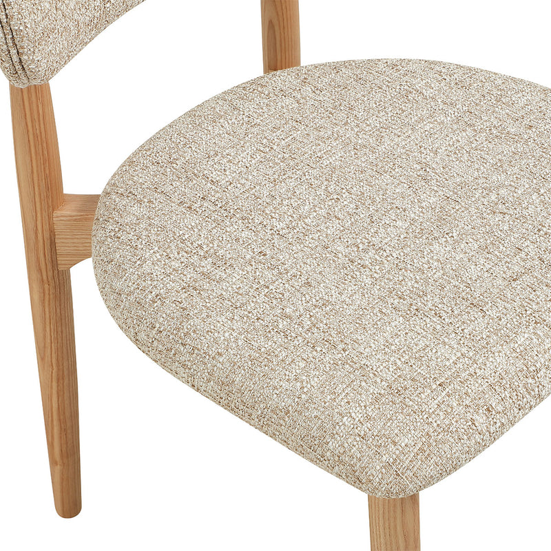 Cream Textured Weave / Ash