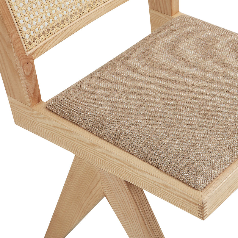 Camel Textured Weave / Ash