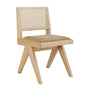 Cuba Leather Dining Chair - Camel / Ash
