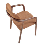 Caramel Textured Weave / Walnut