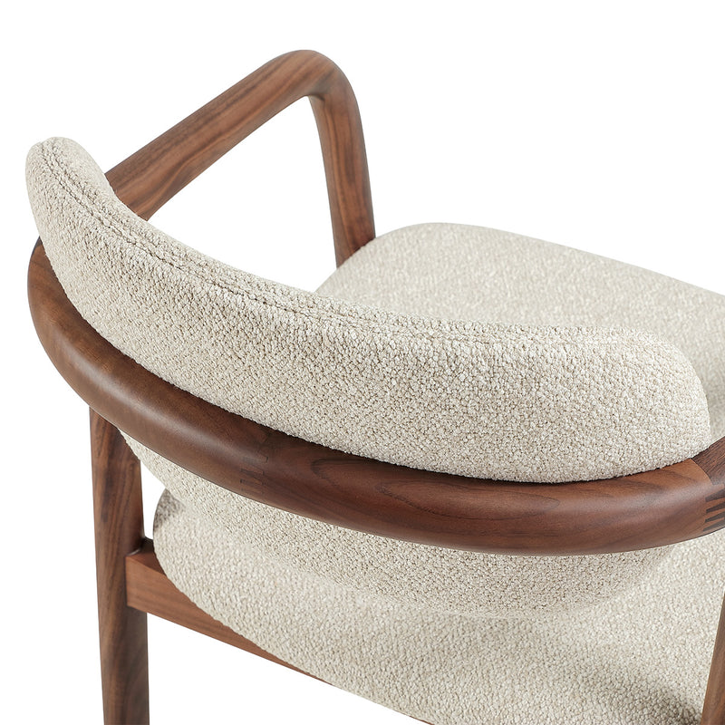 Sand Boucle / Walnut