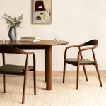 Olive Green / Walnut