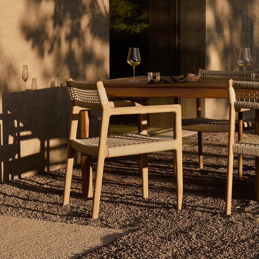 Jack Woven Outdoor Dining Chair with Arms