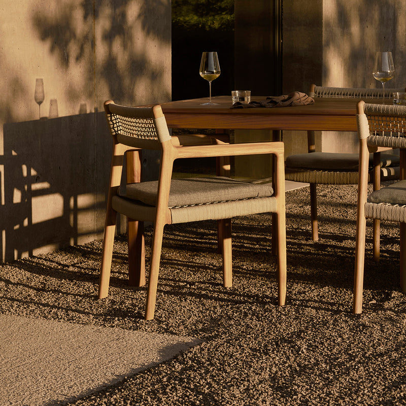 Jack Woven Outdoor Dining Chair with Arms