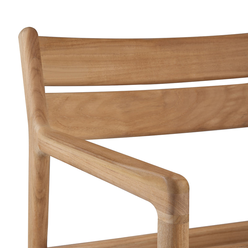 Jack Outdoor Dining Chair Frame with Arms