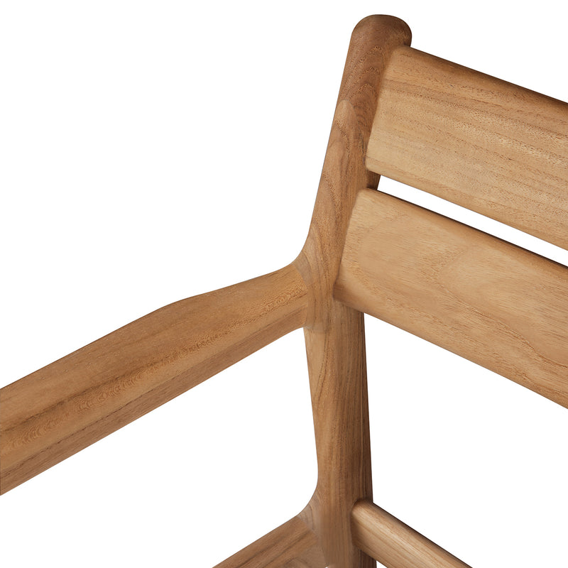 Jack Outdoor Dining Chair Frame with Arms
