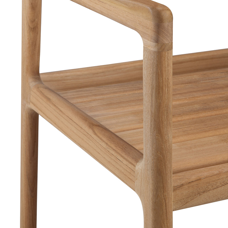 Jack Outdoor Dining Chair Frame with Arms
