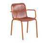 Dune Outdoor Woven Dining Chair - Terracotta/Terracotta Woven Cord