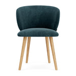 Danny Dust Blue Textured Weave / Oak