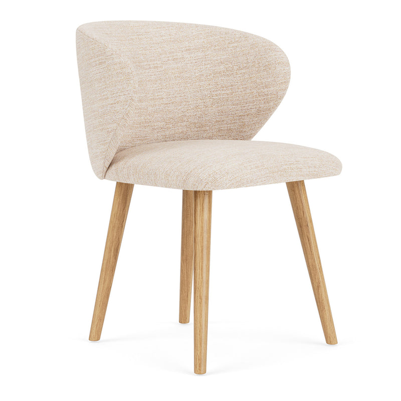 Vega Cream Textured Weave / Oak