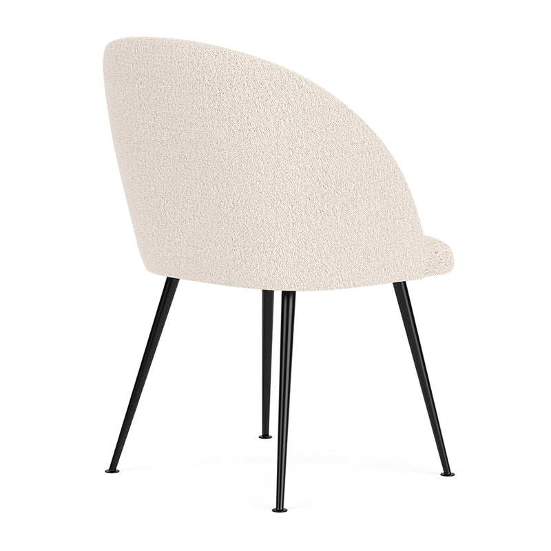 Maya Cream Boucle / Black Metal