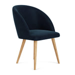 Lux Navy Velvet / Oak