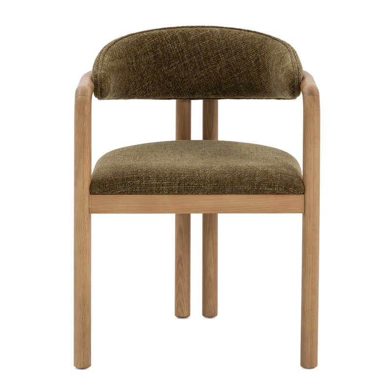 Olive Textured Weave / Oak