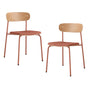 Cove Fabric Dining Chair (Set of 2) - Terracotta