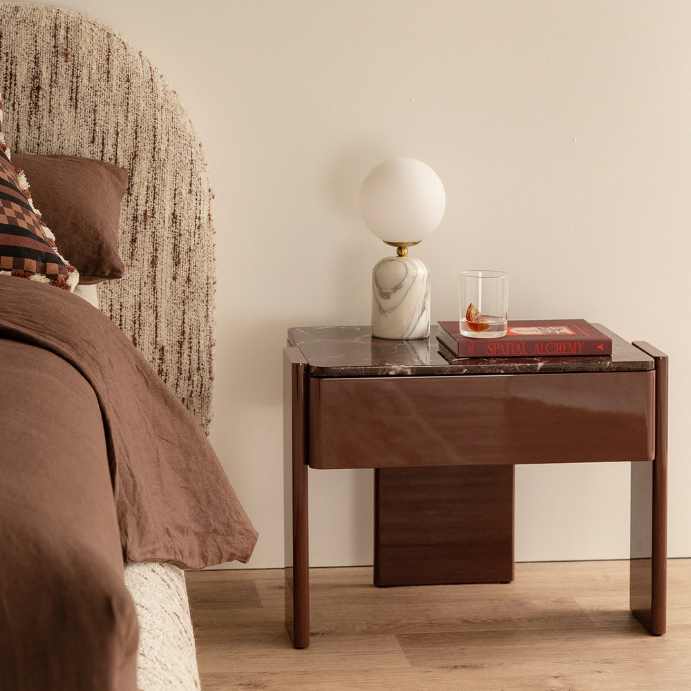 Palermo Marble Bedside Table