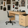 Wave 1 Drawer Desk - Oak