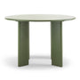 Nova Chunky Round Dining Table - Olive Green