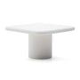 Addaia Square Dining Table - White / 135cm