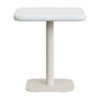 Dina Outdoor Square Dining Table - White