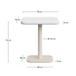 Dina Outdoor Square Dining Table