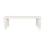 Frankie Outdoor Dining Table - Aluminium White
