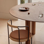 Walnut / 150cm Diameter