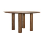 Walnut / 150cm Diameter