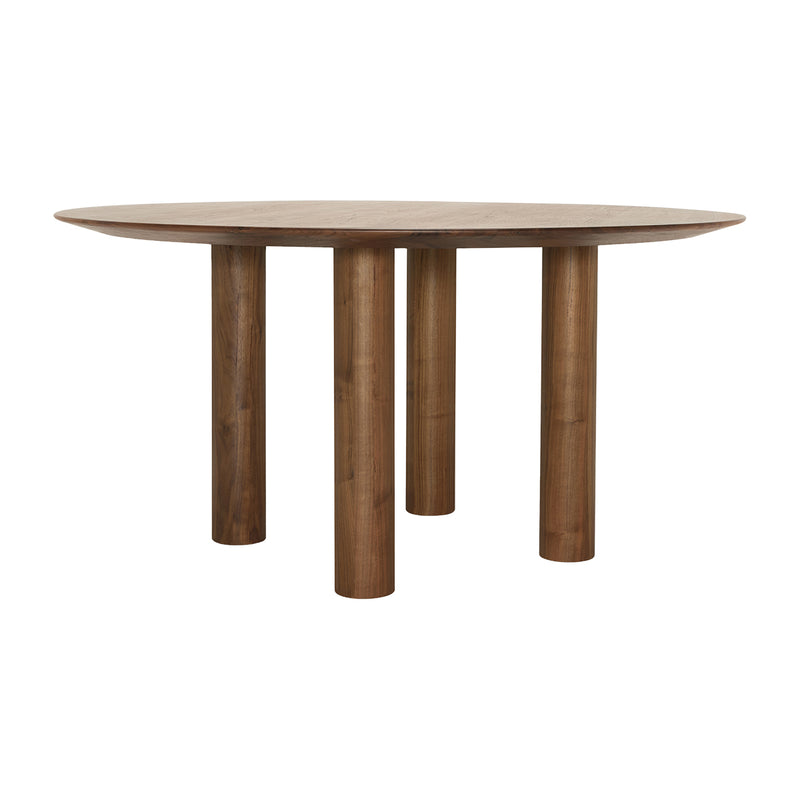 Walnut / 150cm Diameter