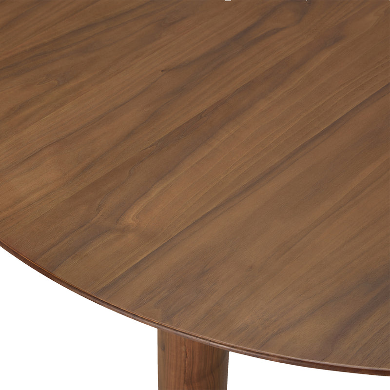 Walnut / 150cm Diameter