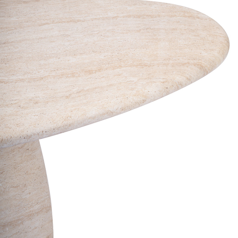 Azzura Dining Table (Travertine Finish, 240cm)