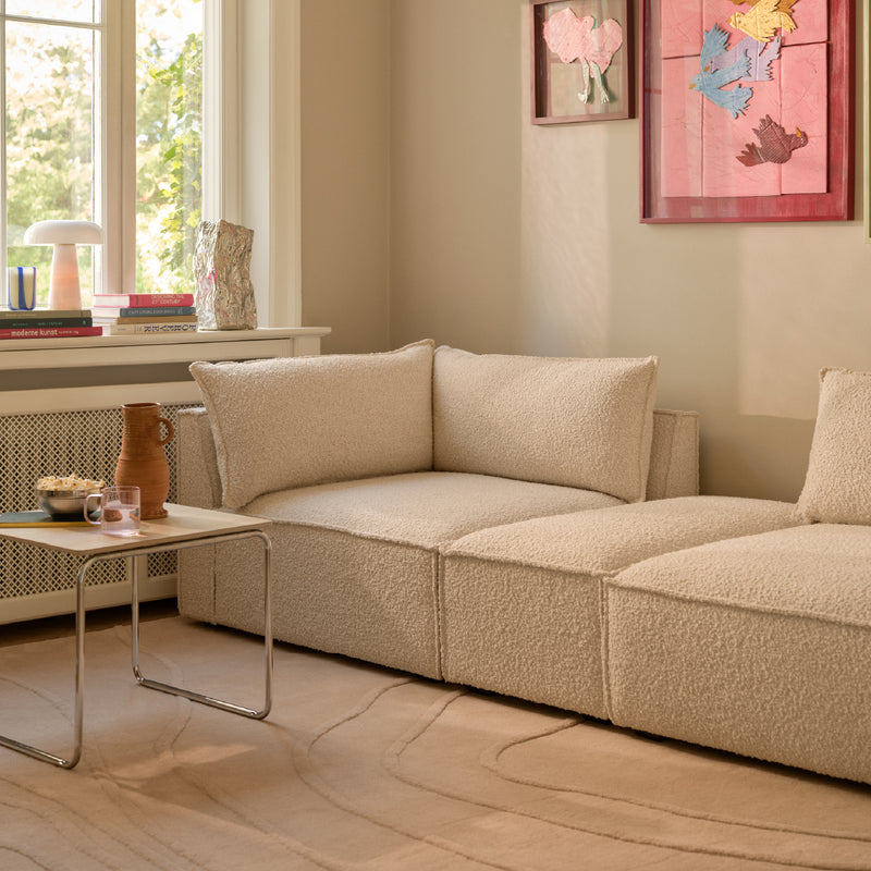 Daphne 2 Seater Left Chaise Modular Sofa