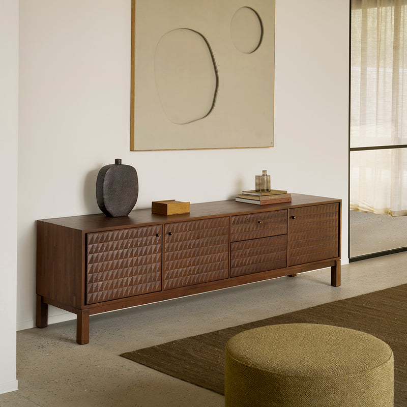 Varnished Teak Brown/3 Door