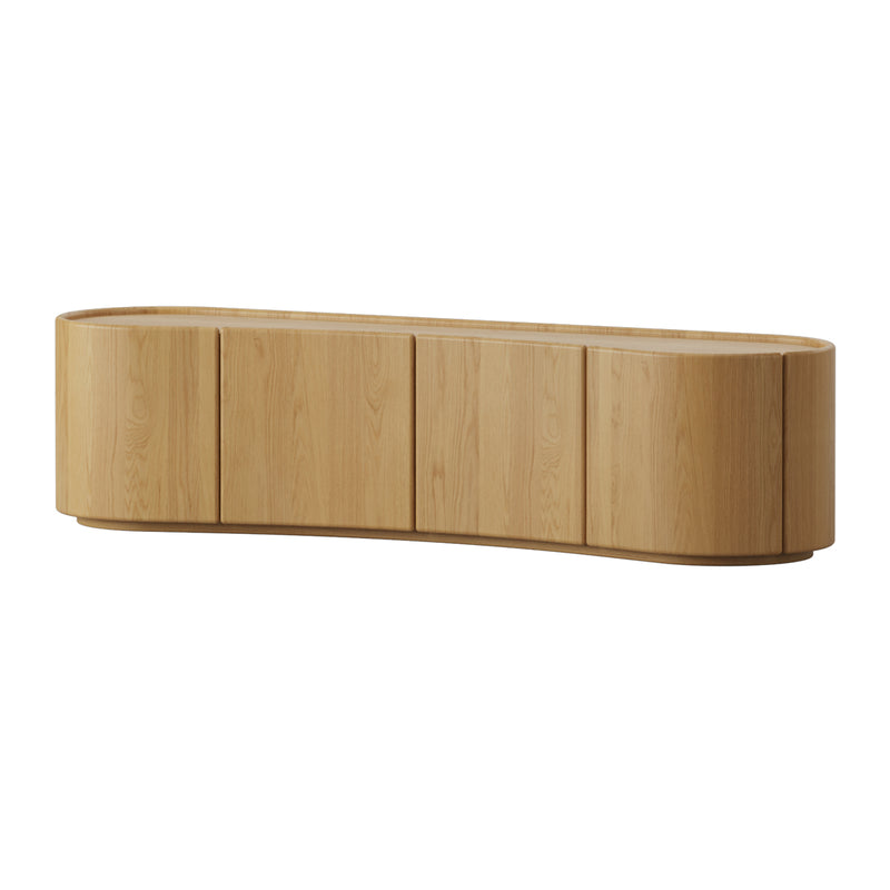 Malakai Curved Entertainment Unit
