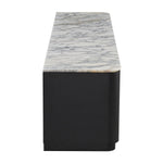 Arabescato Carrara Marble / Black Oak