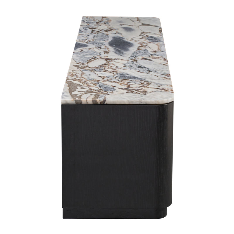 Ocean Storm Marble / Black Oak