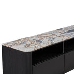 Ocean Storm Marble / Black Oak