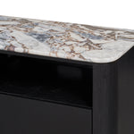 Ocean Storm Marble / Black Oak