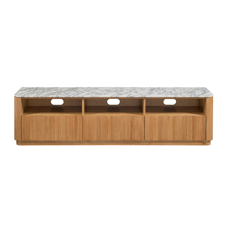 Arabescato Carrara Marble / Oak