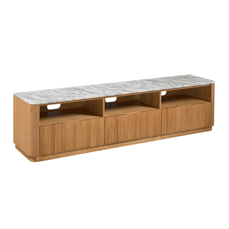 Arabescato Carrara Marble / Oak