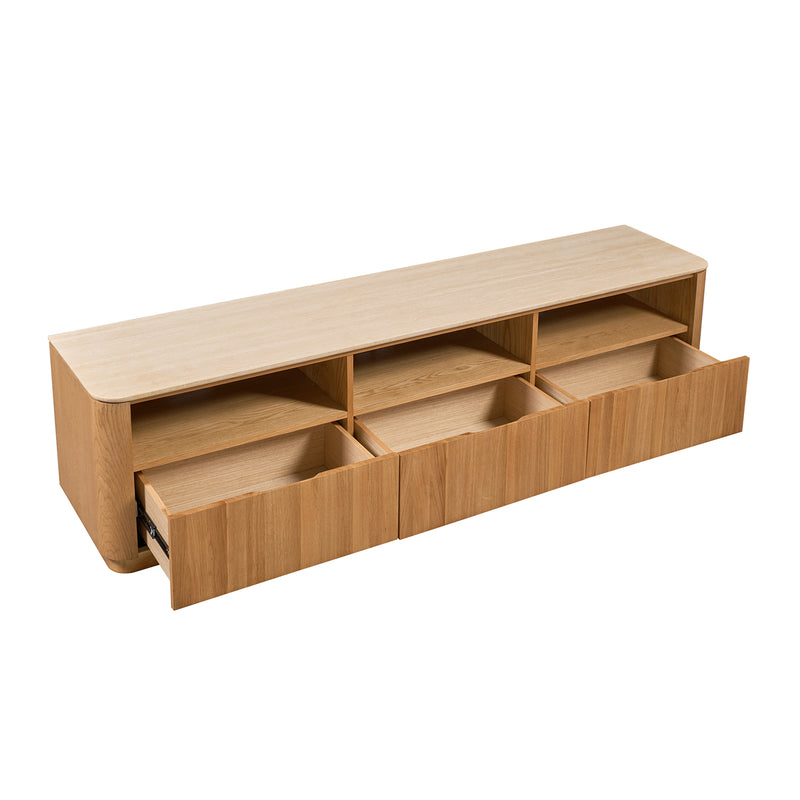 Travertine / Oak