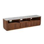 Arabescato Carrara Marble / Walnut